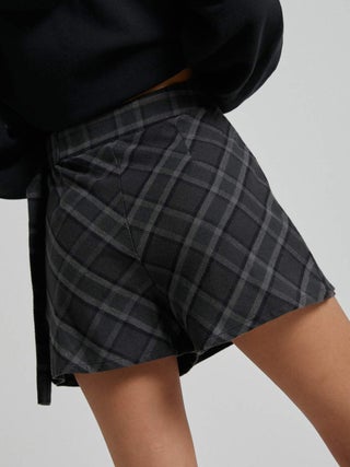 Alice - Hemp Check Skort