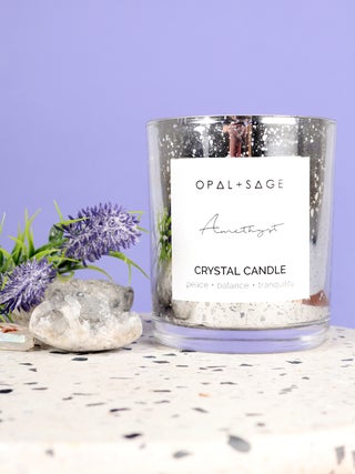 Amethyst Candle