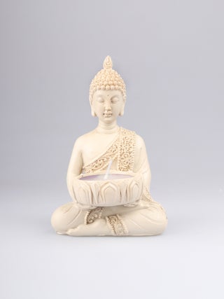 Buddha Tealight Holder cream