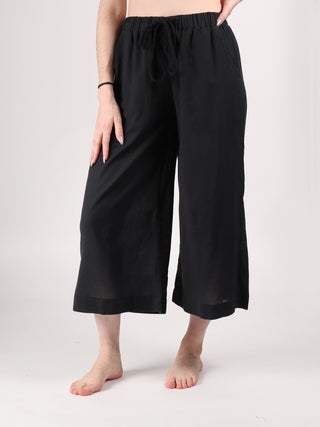 Cotton Wide Leg Pants