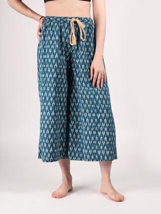 Cotton Wide Leg Pants