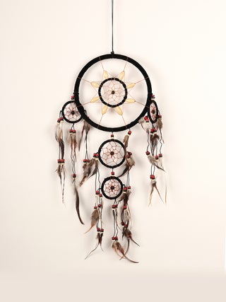 Dreamcatcher 16cm Black Wood