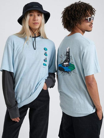 Flat Earth - Hemp Retro Fit Tee