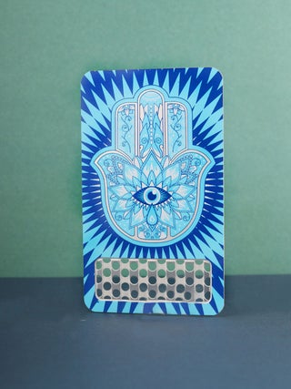 Grinder Card:Hamsa - Blue