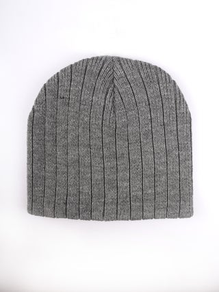 Heather Cable Knit Beanie