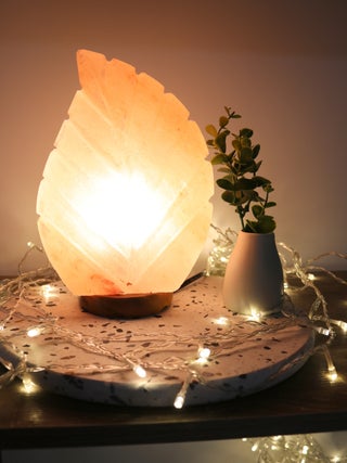 Salt Lamp Leaf Shape