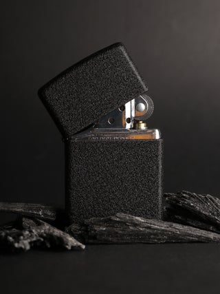 Zippo Pure Black Crackle